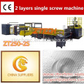 2500 mm width single screw double PE bubble film machine